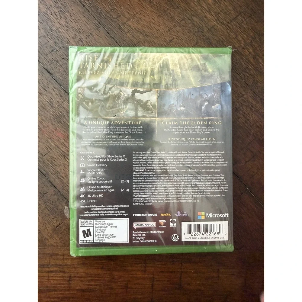 ELDEN RING (MICROSOFT XBOX SERIES X/ XBOX ONE) BRAND NEW SEALED.